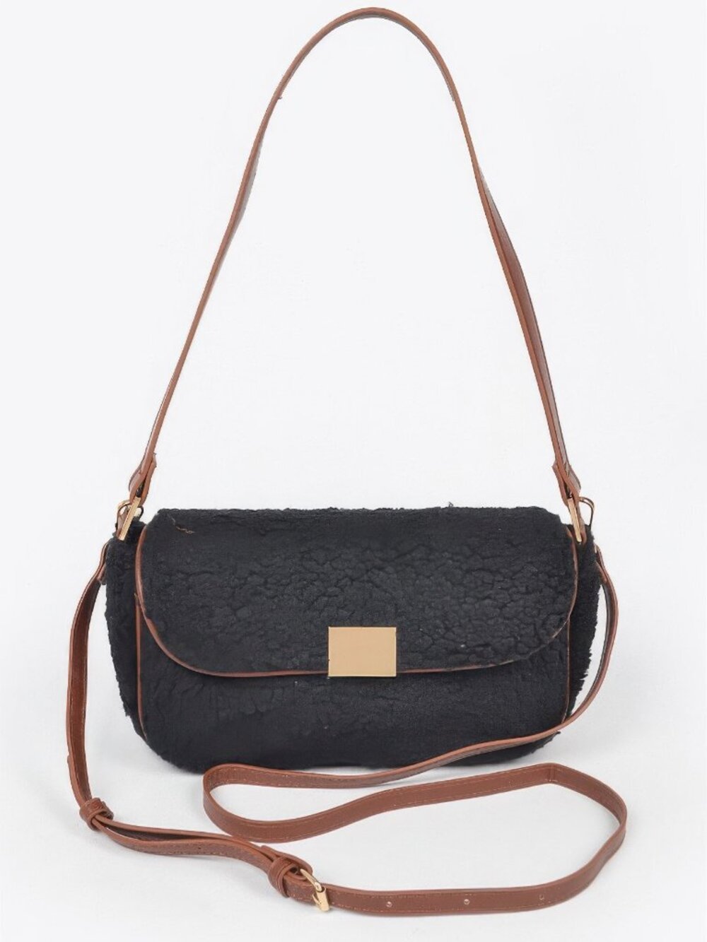 Faux Fur Shoulder Bag